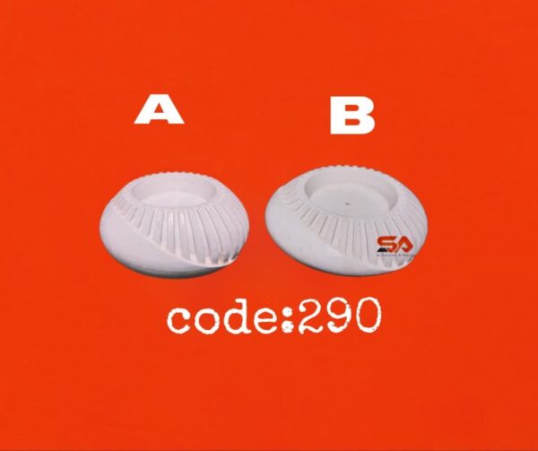 قالب جاوارمری شیار دار (A) و قالب جاعودی شیار دار (B) کد 290